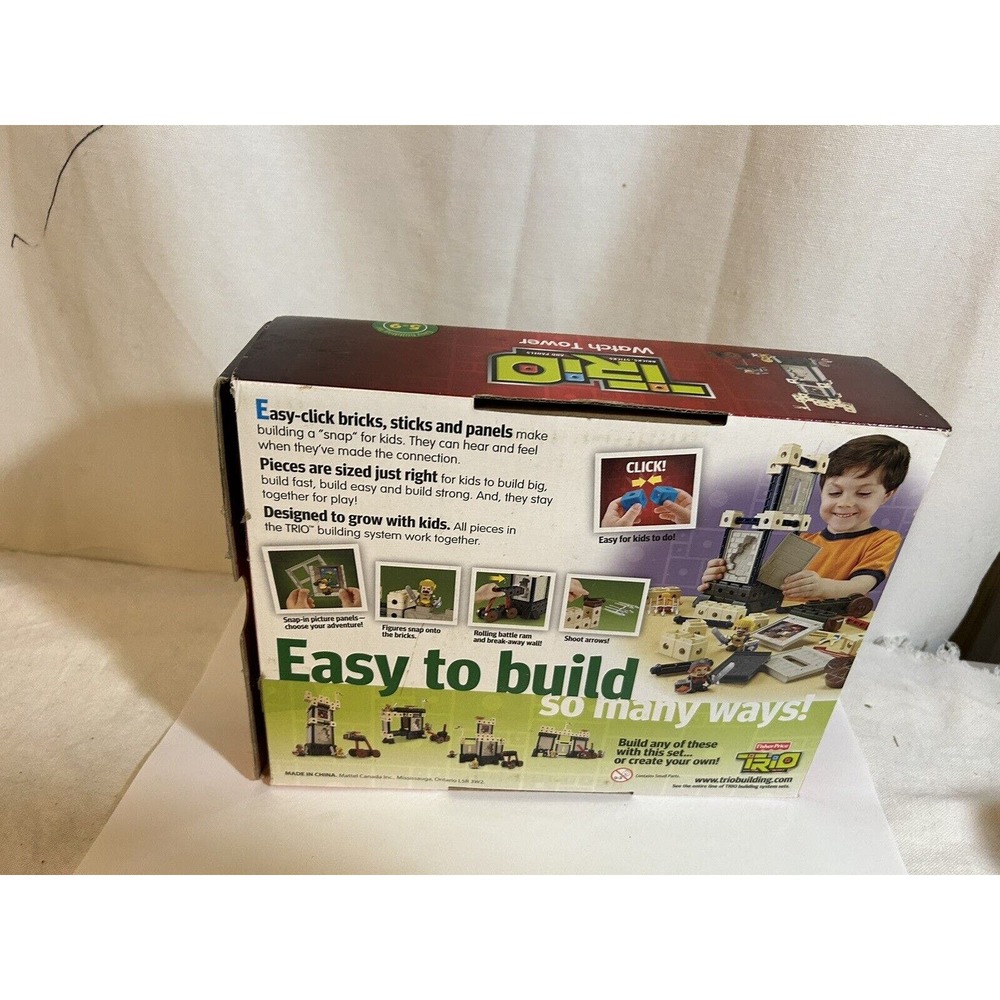 2009 Fisher Price Trip Watch Tower Building Castle Set - Picture 4 of 4